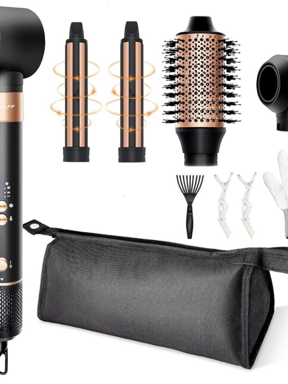Hair Styler Hair Dryer Brush - 110,000 RPM High-Speed Hot Air Styler,Multi Style